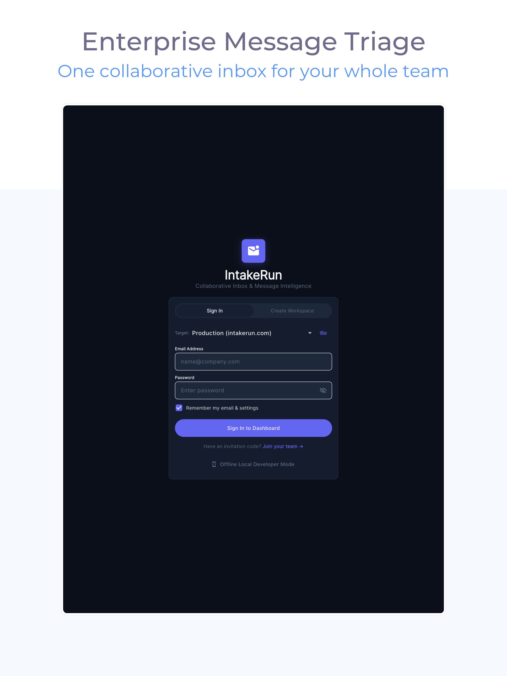 Login Screen