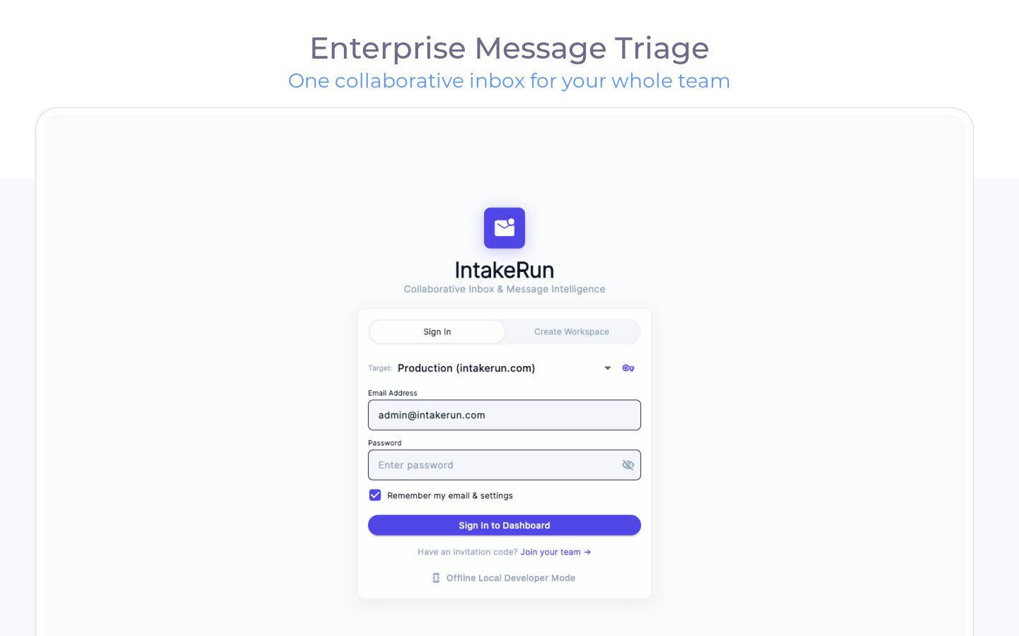 Login Screen